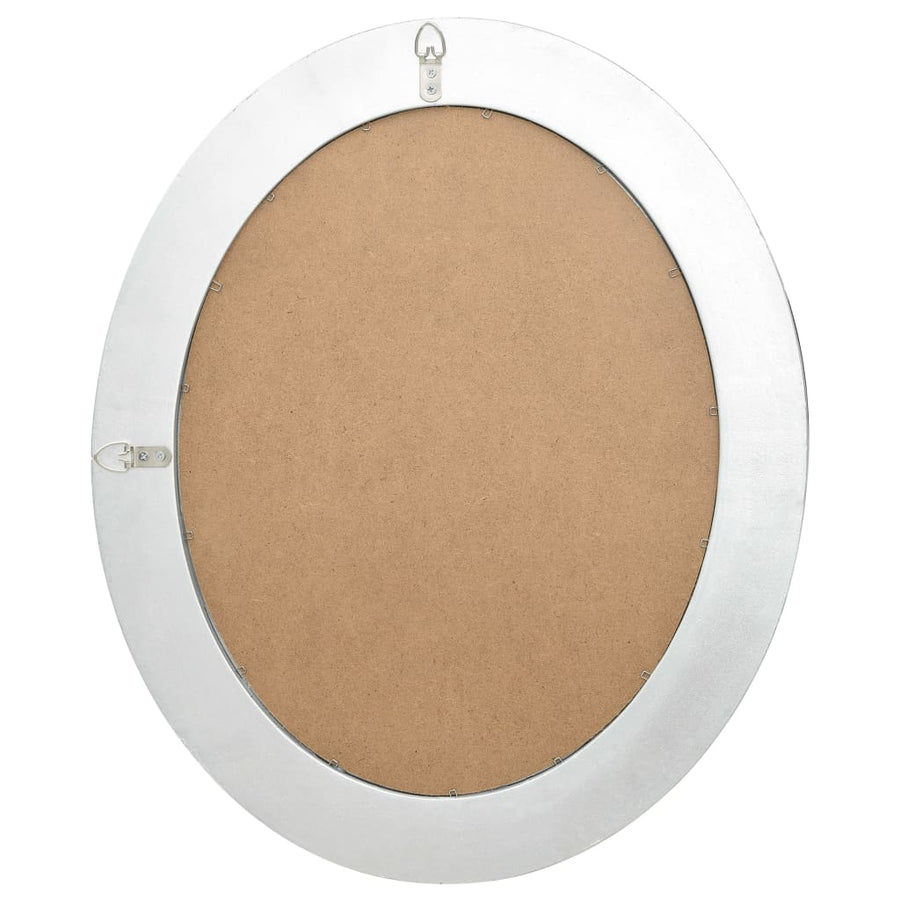 Wandspiegel Barok Stijl Kleurig 50 x 60 cm Zilver