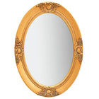 Wall mirror baroque style 50x70 cm gold-colored