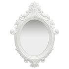 Wall mirror castle style 56x76 cm white