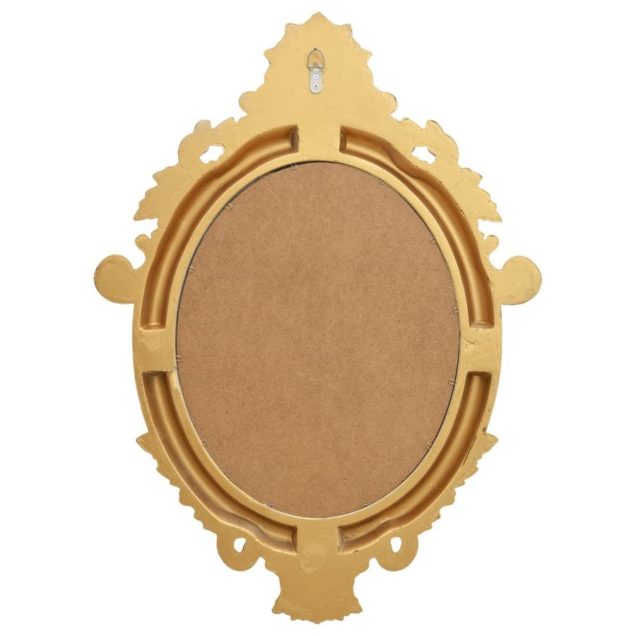 Wandspiegel Kasteel Stijl 56X76 Cm Kleurig Goud