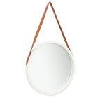 Wandspiegel 50 cm wit paulowniahout
