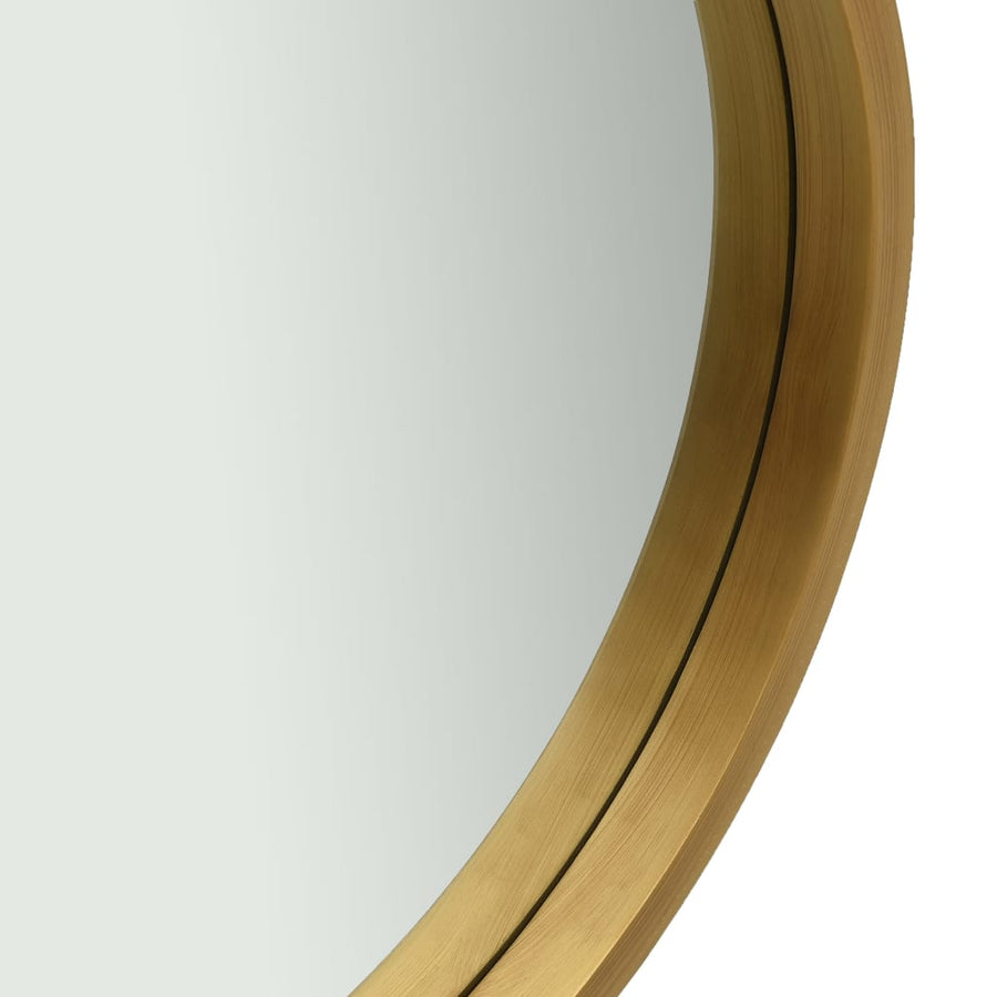 Wandspiegel Met Band 50 Cm Kleurig Ø 50 cm Goud