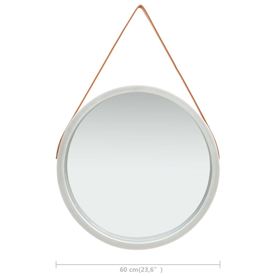 Wandspiegel Met Band 60 Cm Kleurig Ø 60 cm