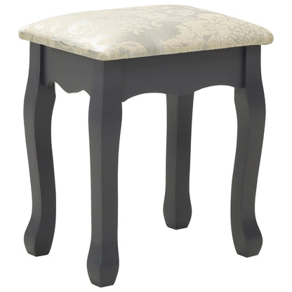 Kaptafelset Met Kruk 75X69X40 Cm Paulowniahout Grijs