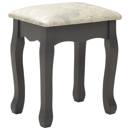 Kaptafelset Met Kruk 00X40X46 Cm Paulowniahout Grijs