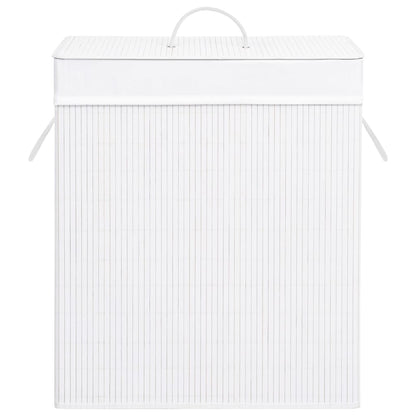Wasmand met 1 vak 83 L bamboe wit