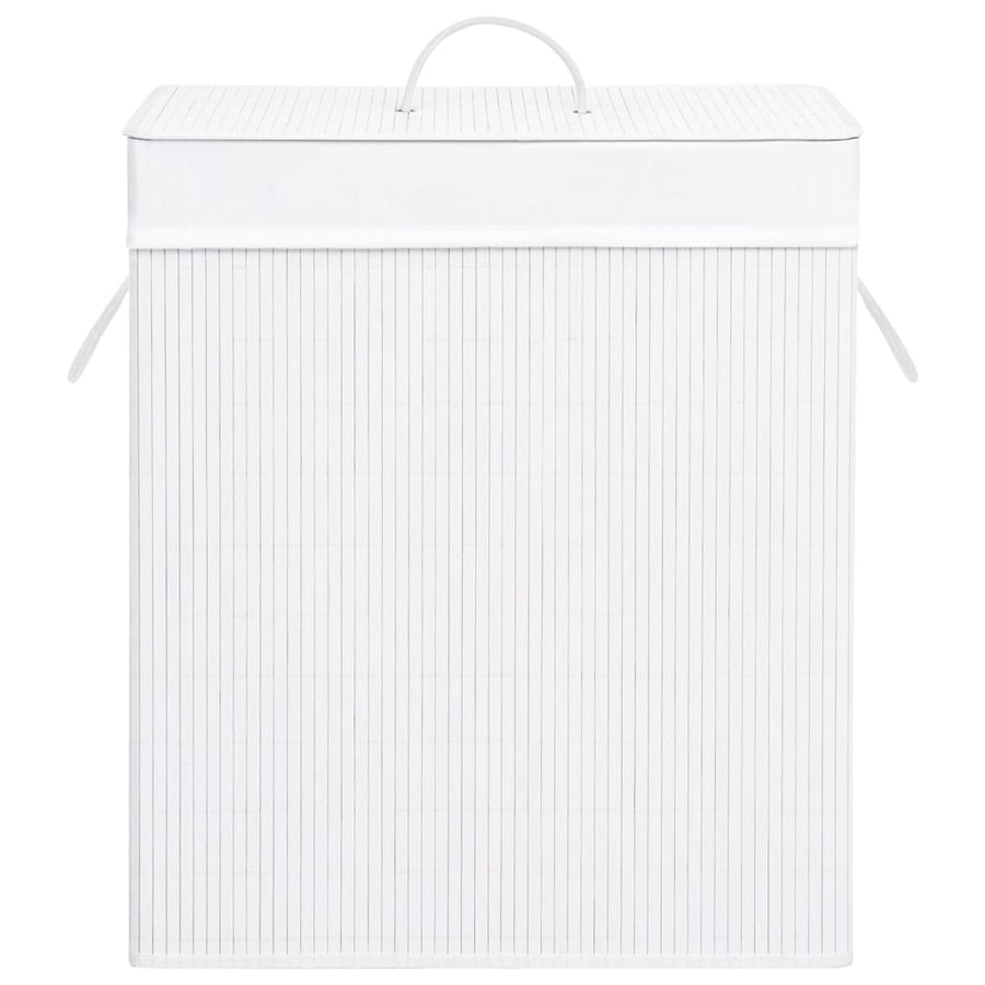 Wasmand met 1 vak 83 L bamboe wit