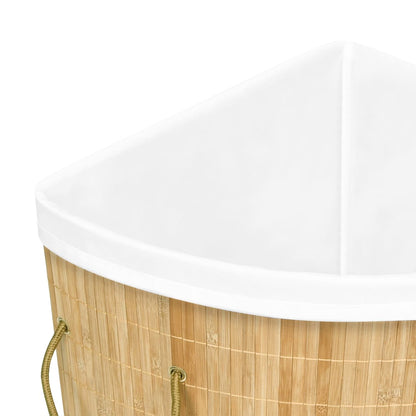 Hoekwasmand 60 L bamboe