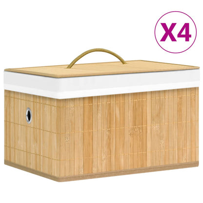 Opbergboxen Bamboe Lichthout