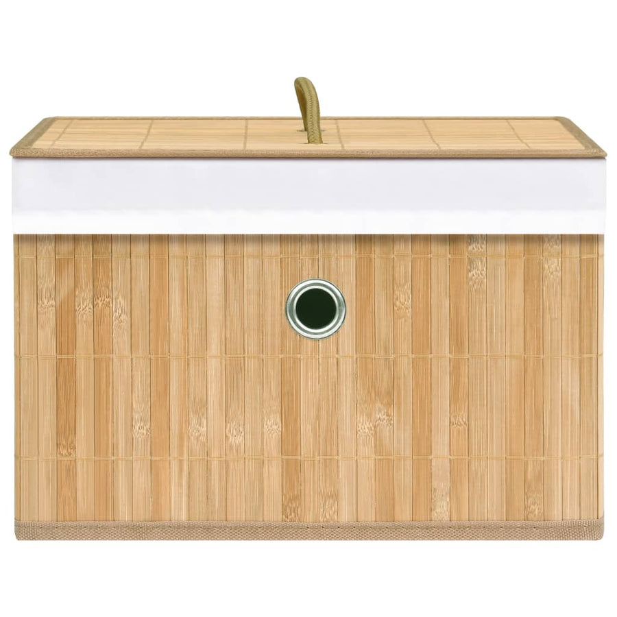 Opbergboxen Bamboe Lichthout