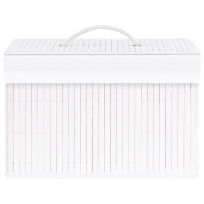 Opbergboxen Bamboe Wit