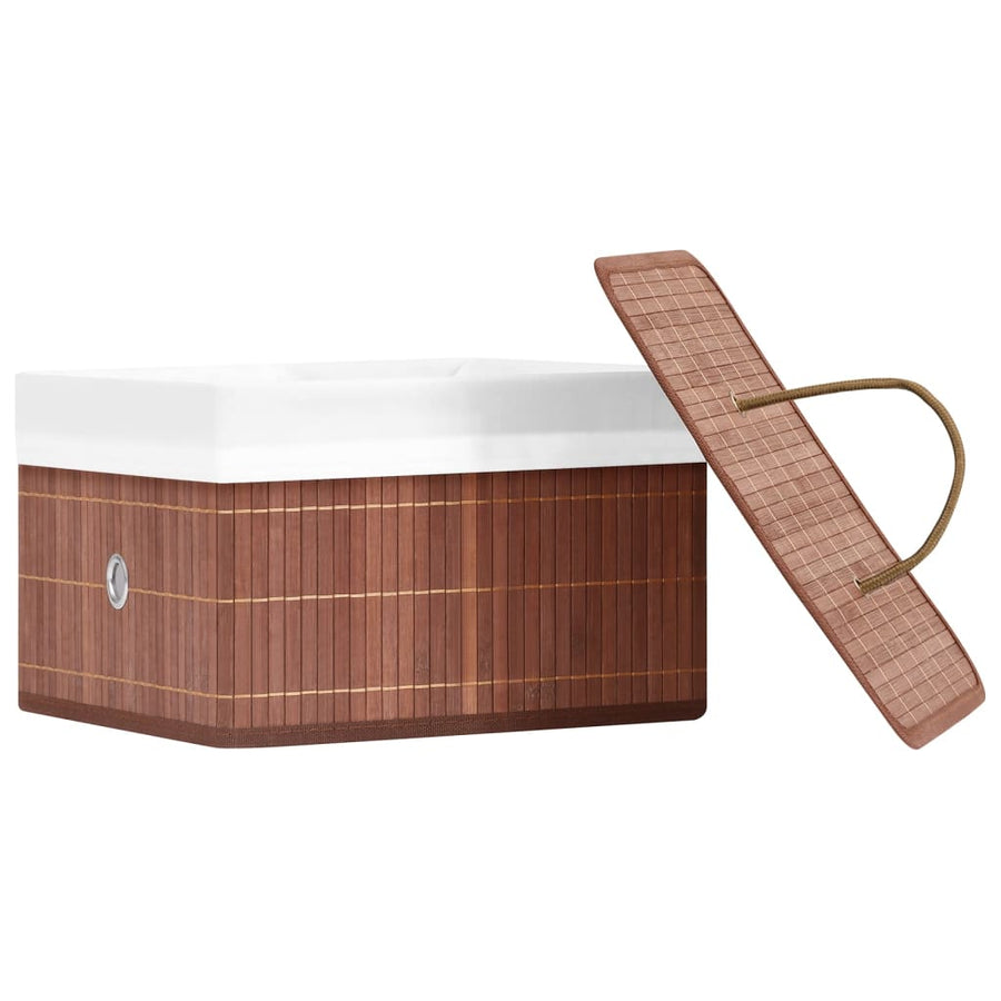 Opbergboxen Bamboe Bruin