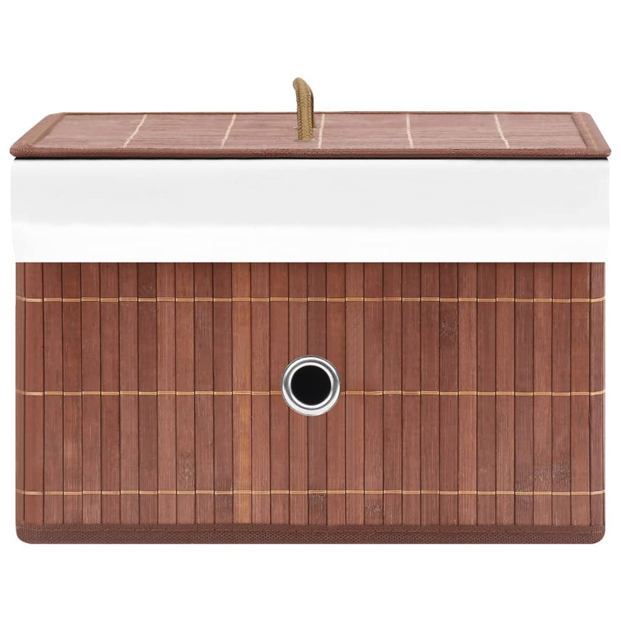 Opbergboxen Bamboe Bruin