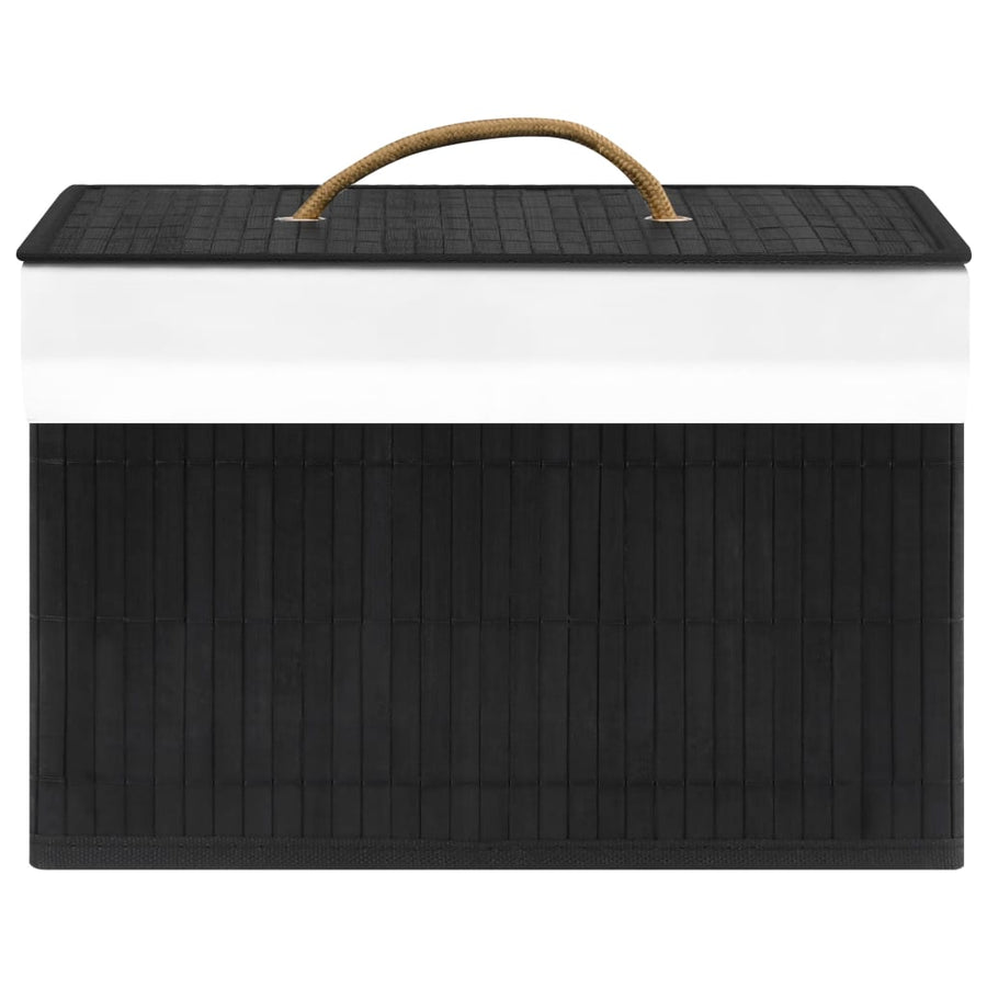 Opbergboxen Bamboe Zwart