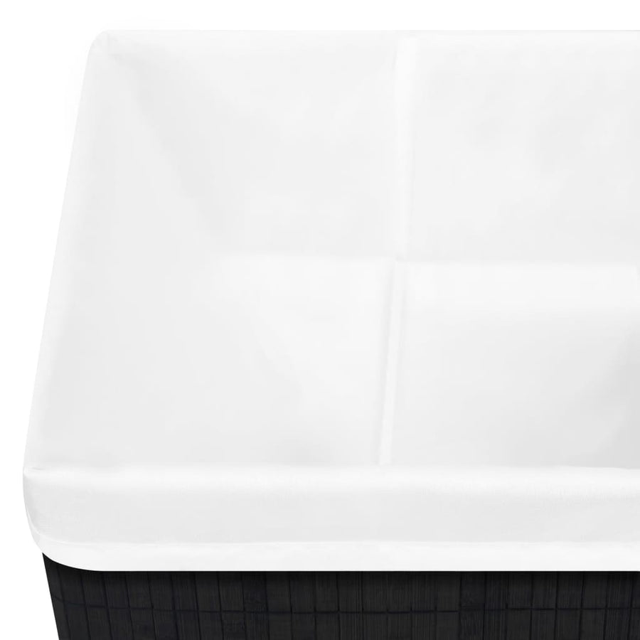 Opbergboxen Bamboe Zwart