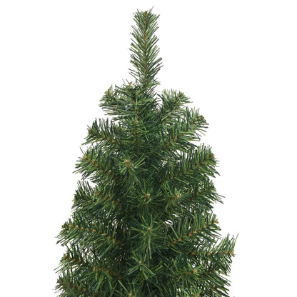 Kunstkerstboom Met Standaard Smal Pvc Groen 180 cm Basis