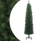 Kunstkerstboom Met Standaard Smal Pvc Groen 210 cm Basis