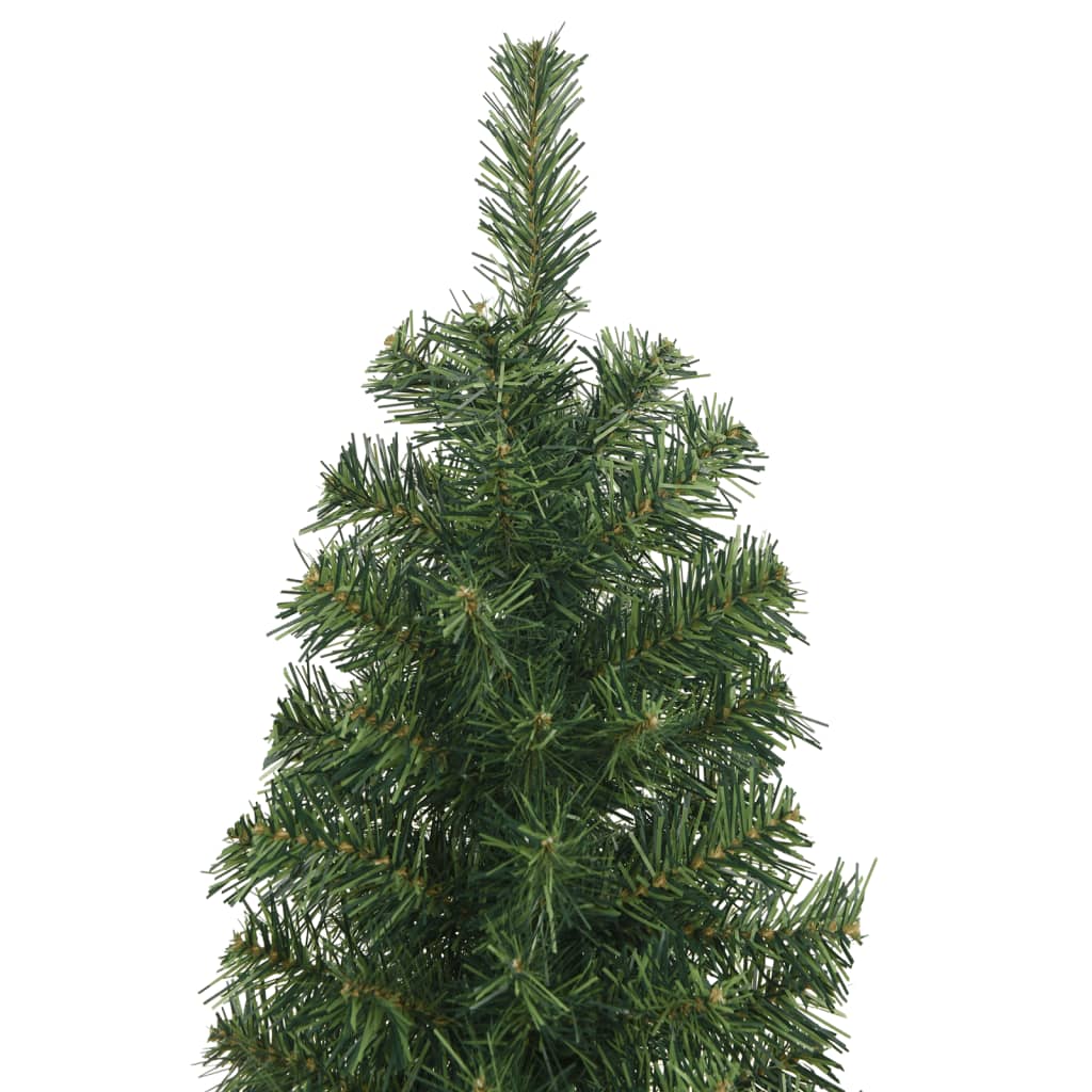 Kunstkerstboom Met Standaard Smal Pvc Groen 210 cm Basis