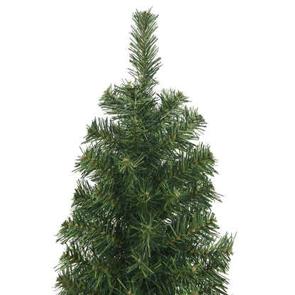 Kunstkerstboom Met Standaard Smal Pvc Groen 210 cm Basis