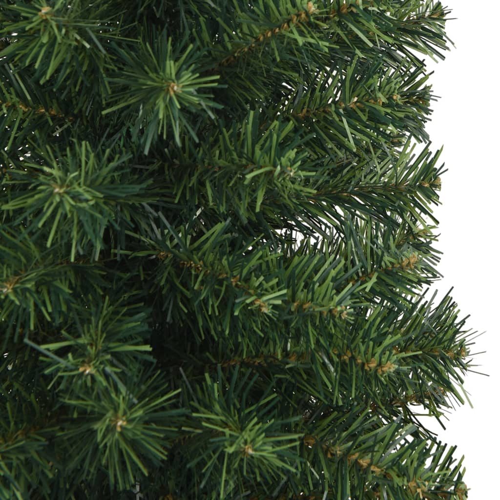 Kunstkerstboom Met Standaard Smal Pvc Groen 210 cm Basis