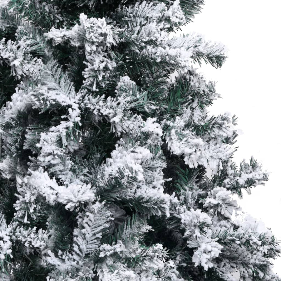 Kunstkerstboom Met Sneeuw 80 Cm Groen 180 x 115 cm