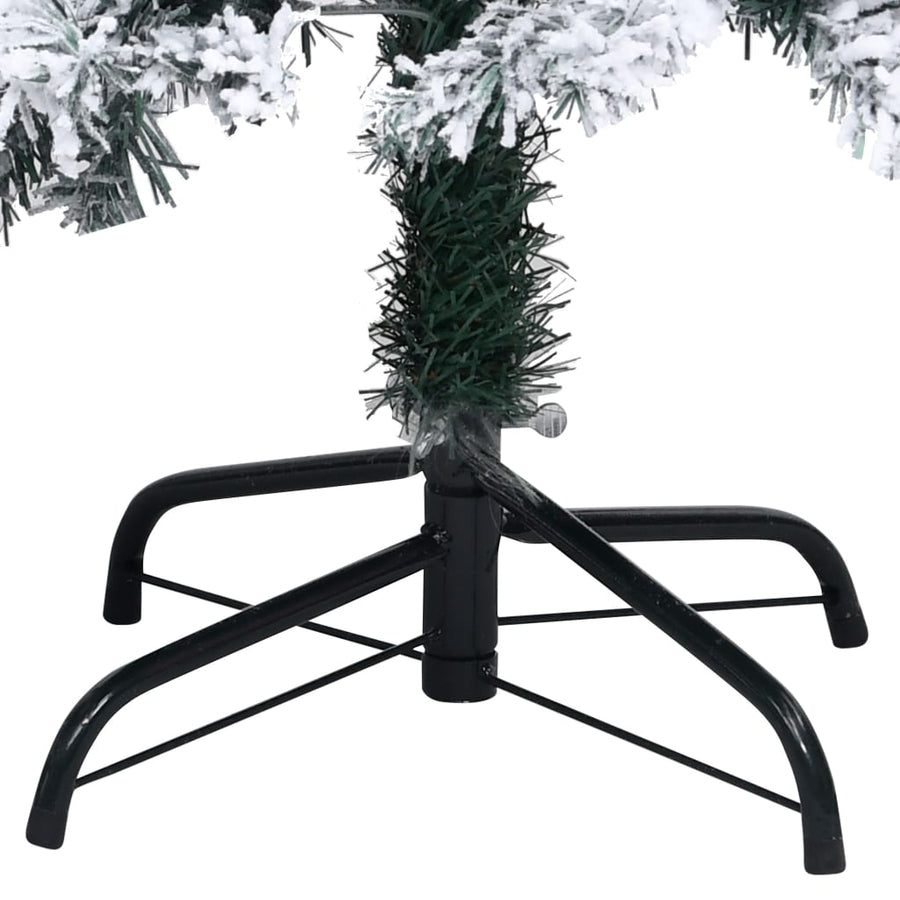 Kunstkerstboom Met Sneeuw 80 Cm Groen 180 x 115 cm