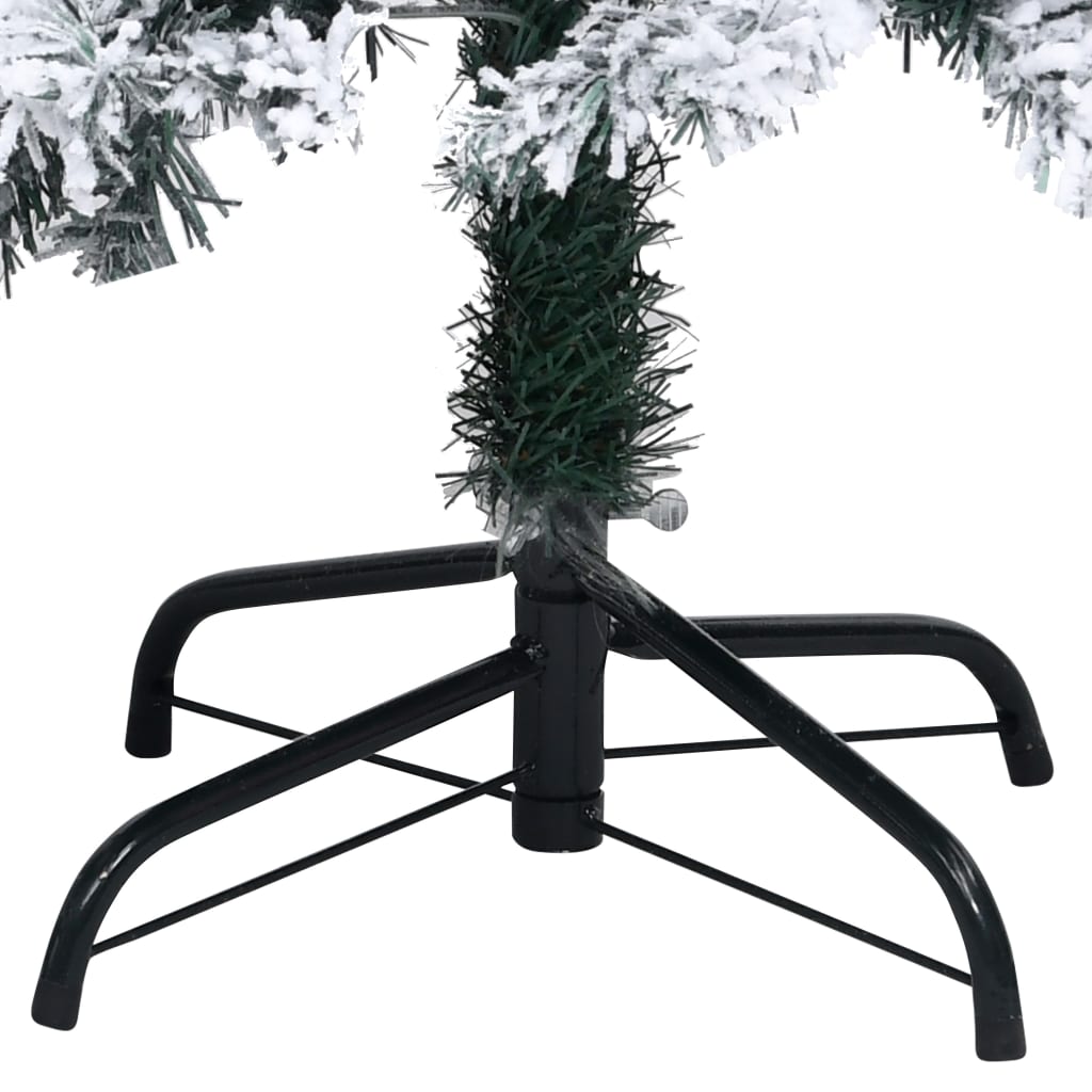 Kunstkerstboom Met Sneeuw 210 Cm Groen 210 x 135 cm