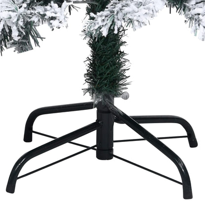 Kunstkerstboom Met Sneeuw 210 Cm Groen 210 x 135 cm