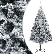 Kunstkerstboom met sneeuw 240 cm groen 150 cm diameter