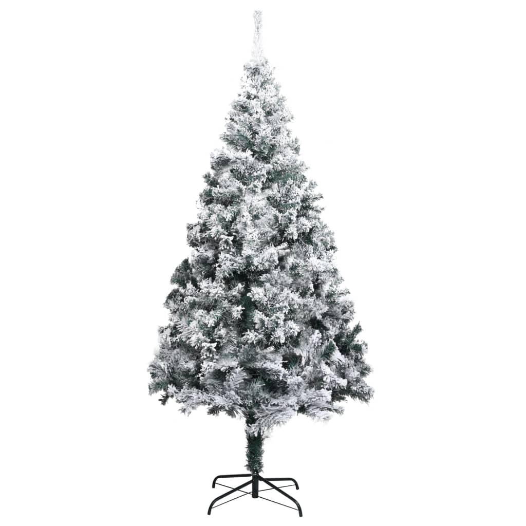 Kunstkerstboom Met Sneeuw 240 Cm Groen 240 x 150 cm