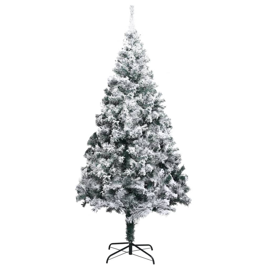 Kunstkerstboom Met Sneeuw 240 Cm Groen 240 x 150 cm