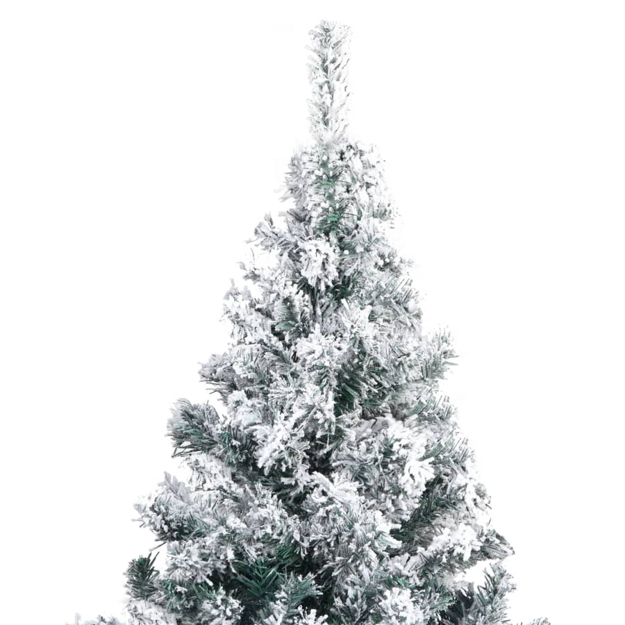 Kunstkerstboom Met Sneeuw 240 Cm Groen 240 x 150 cm
