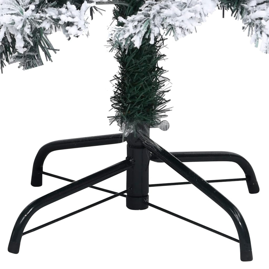 Kunstkerstboom Met Sneeuw 240 Cm Groen 240 x 150 cm