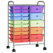 Opbergtrolley 15 lades 63x36.5x90.5 cm meerkleurig