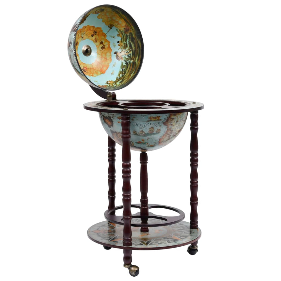 Globebar eucalyptushout blauw Blauw en bruin
