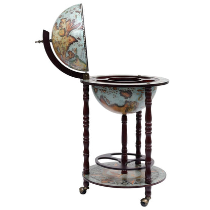 Globebar eucalyptushout blauw Blauw en bruin