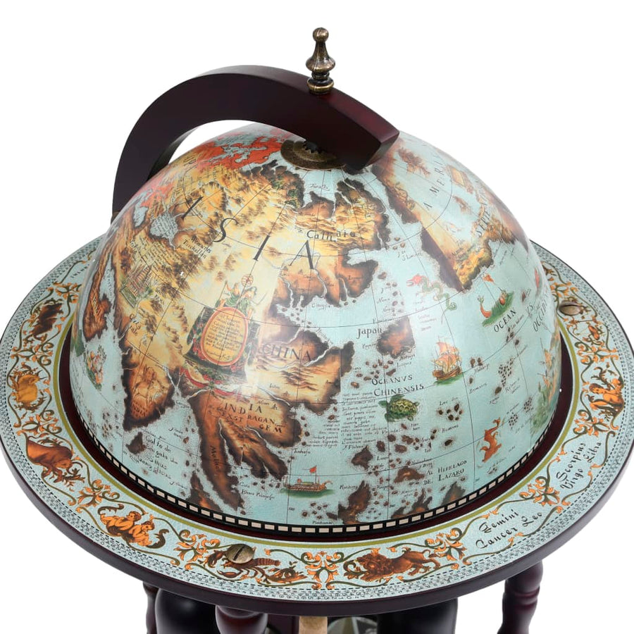 Globebar eucalyptushout blauw Blauw en bruin