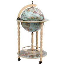 Globebar Eucalyptushout Blauw en wit