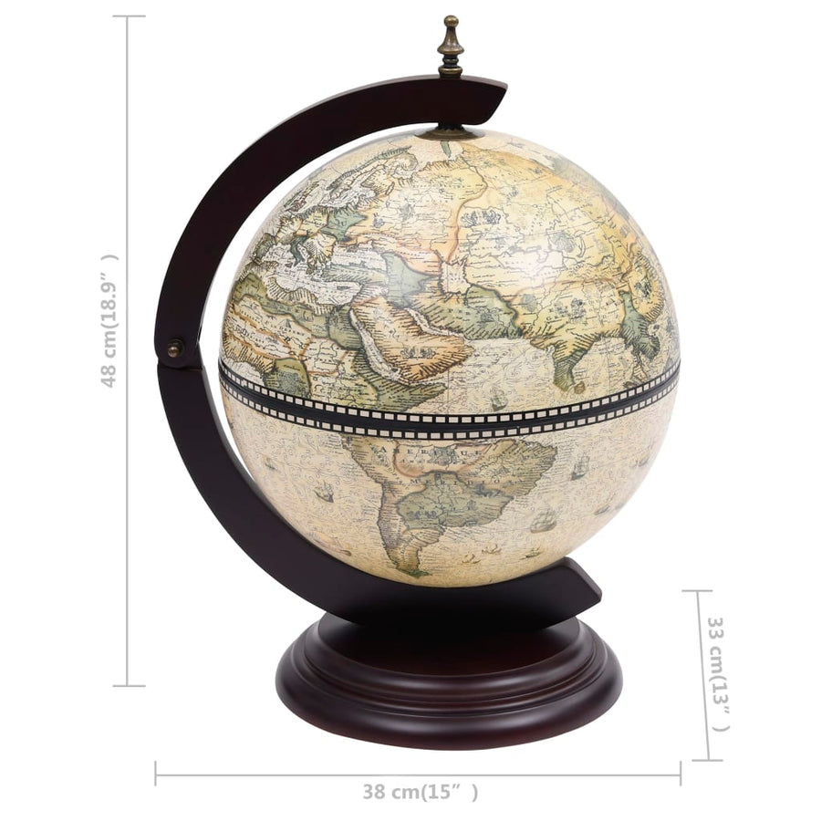 Globebar Tafelmodel Eucalyptushout Groen