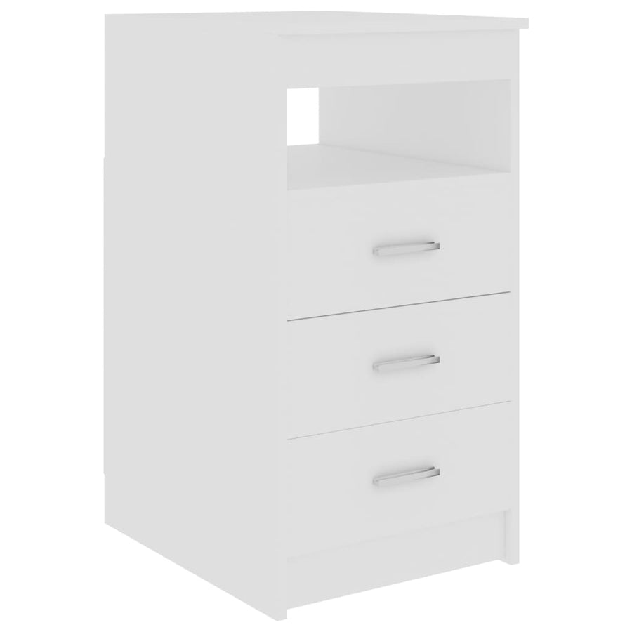 Bureau 140X50X76 Cm Bewerkt Hout Wit