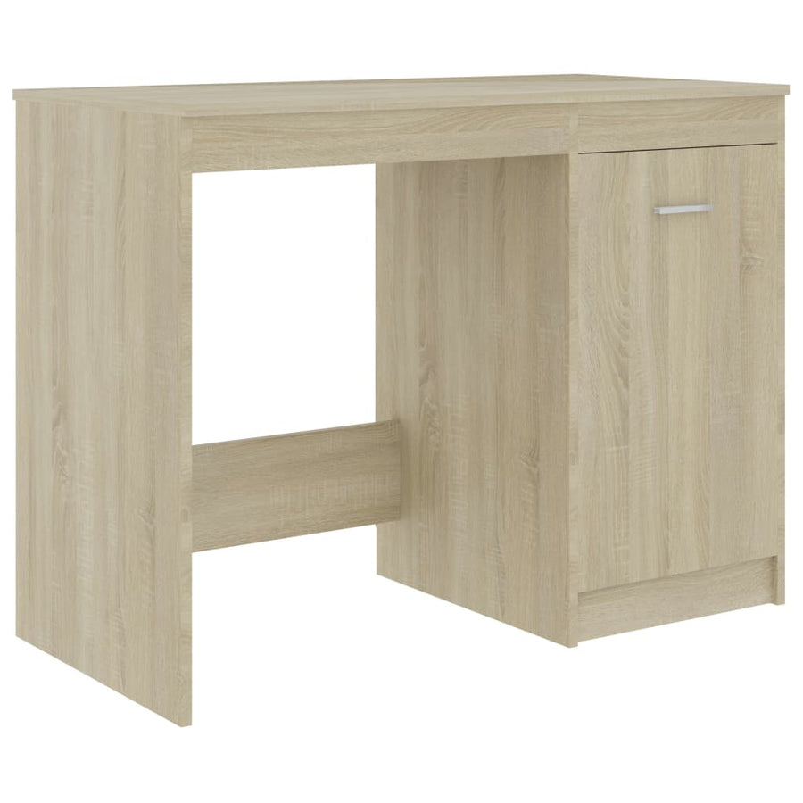 Bureau 140x50x76 cm spaanplaat sonoma eikenkleurig Sonoma eiken