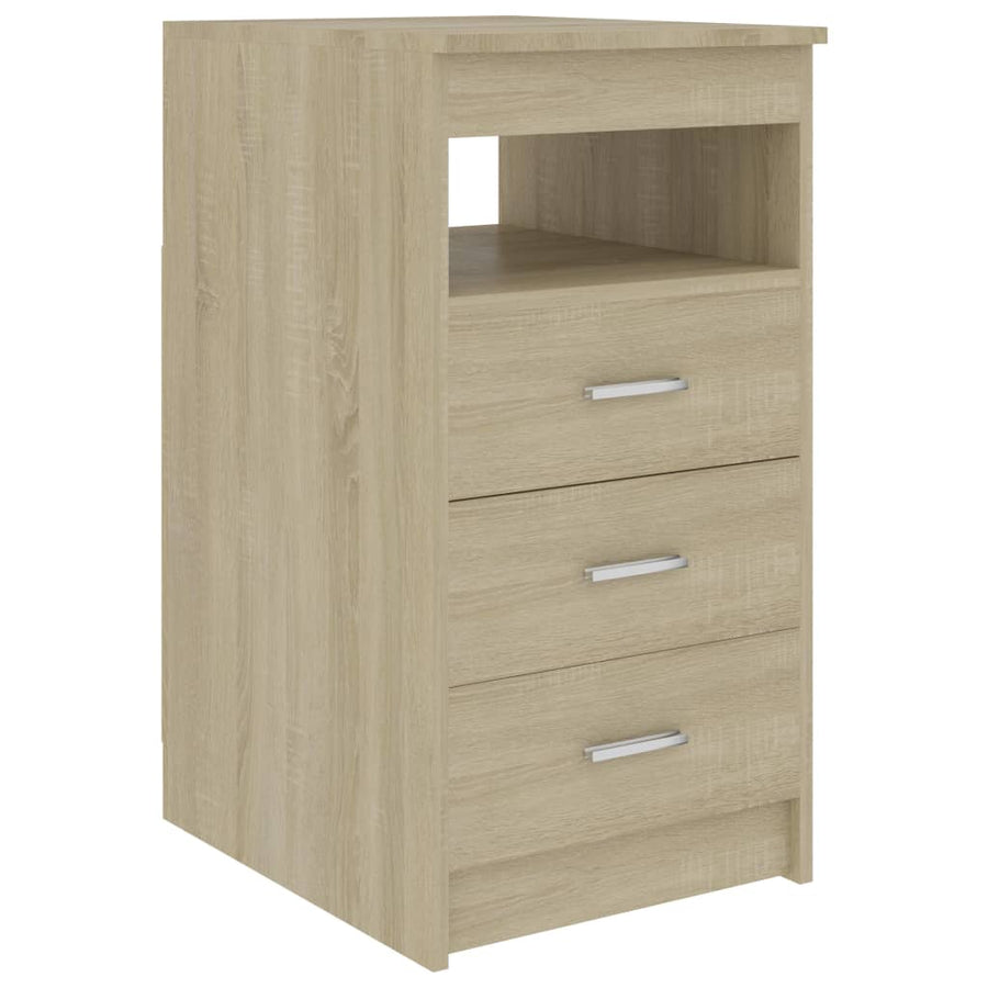 Bureau 140x50x76 cm spaanplaat sonoma eikenkleurig Sonoma eiken