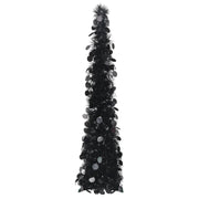 Kunstkerstboom pop-up 120 cm zwart
