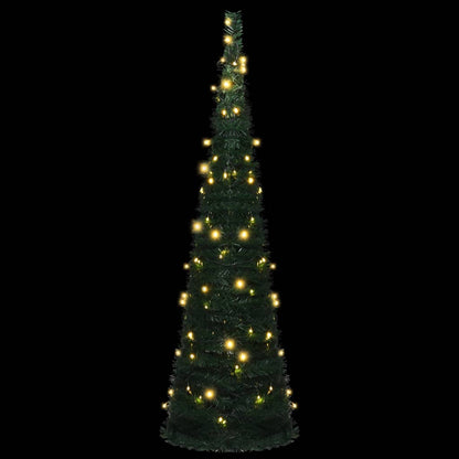 Kunstkerstboom Met Led Pop-Up 150 Cm Groen