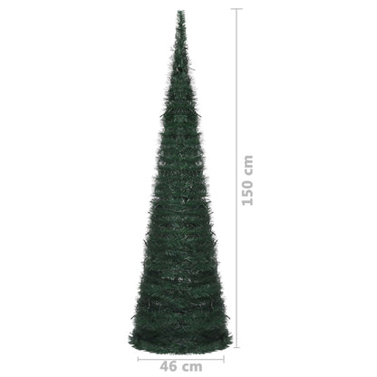 Kunstkerstboom Met Led Pop-Up 150 Cm Groen