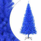 Kunstkerstboom met standaard 180 cm PVC blauw