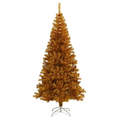 Kunstkerstboom met standaard 180 cm PET goudkleurig