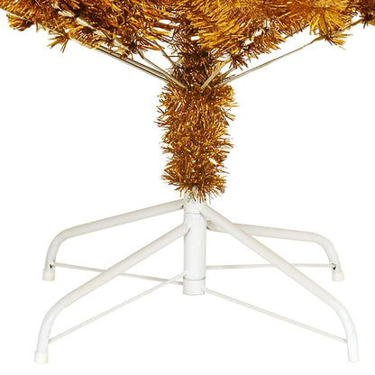 Kunstkerstboom met standaard 180 cm PET goudkleurig
