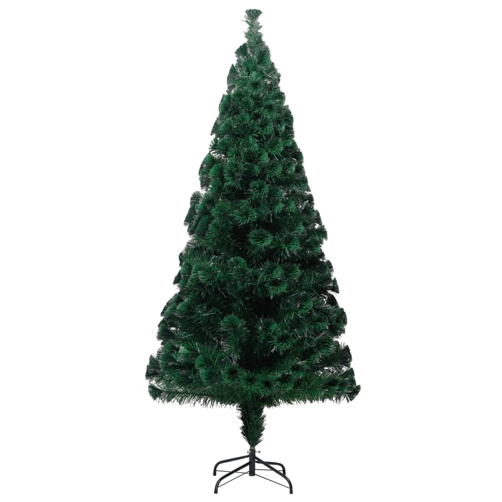 Kunstkerstboom met standaard 210 cm glasvezel groen