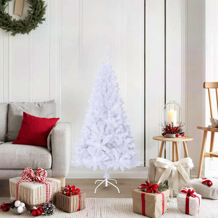 Kunstkerstboom Met Dikke Takken 150 Cm Pvc 150 x 80 cm Wit